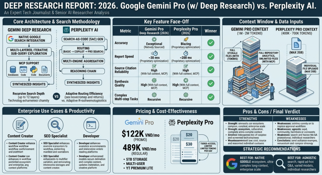 Gemini Pro Deep Research vs Perplexity AI